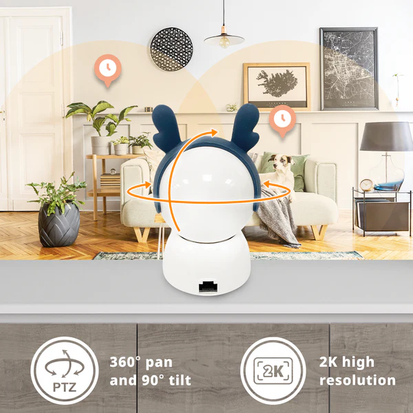 SpotCam Mibo + 1 Year Pet Care Bundle