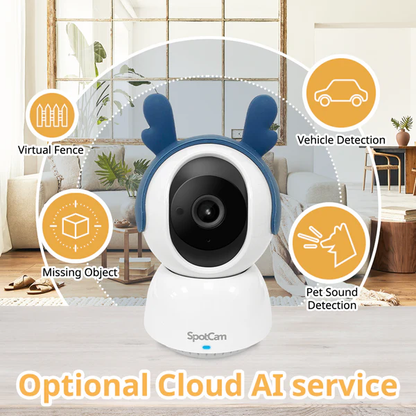 SpotCam Mibo + 1 Year Pet Care Bundle