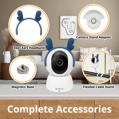 SpotCam Mibo + 1 Year Pet Care Bundle