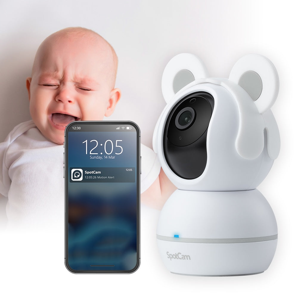 SpotCam BabyCam + 1 Year AI Baby Care Bundle