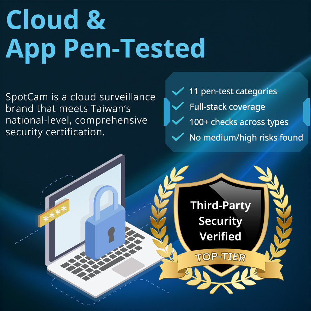 SpotCam BabyCam + 1 Year AI Baby Care Bundle