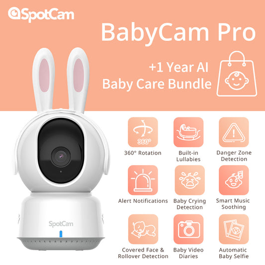 BabyCam Pro + 1 Year AI Babe Care Bundle