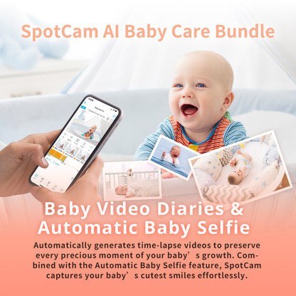 BabyCam Pro + 1 Year AI Babe Care Bundle