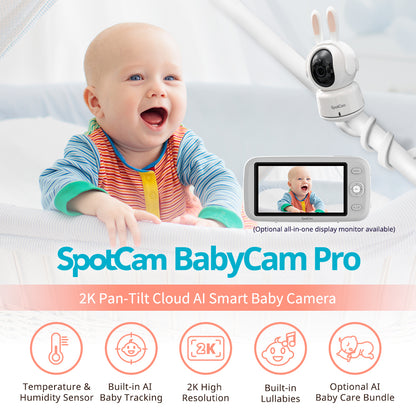 BabyCam Pro + 1 Year AI Babe Care Bundle