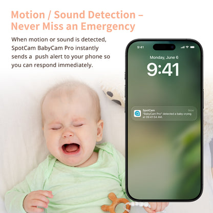 BabyCam Pro + 1 Year AI Babe Care Bundle