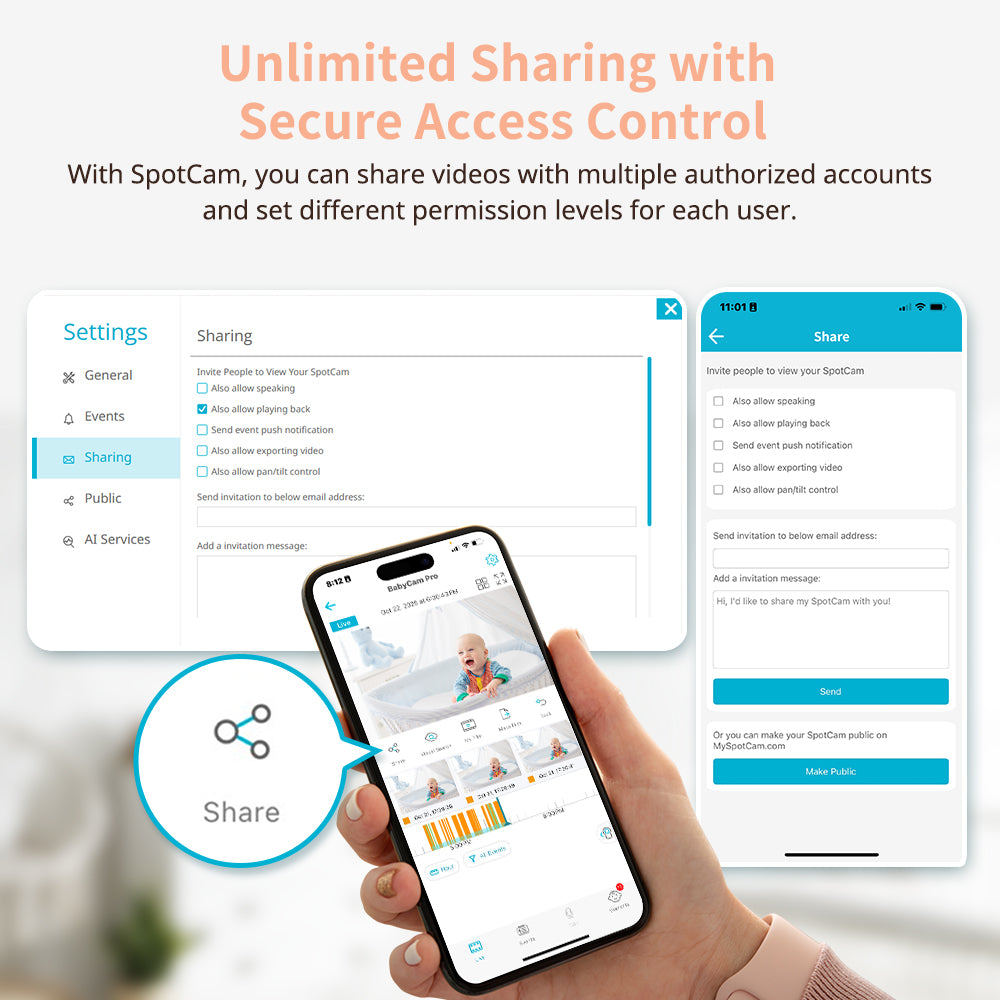 BabyCam Pro + 1 Year AI Babe Care Bundle