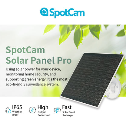 SpotCam Solar Panel Pro