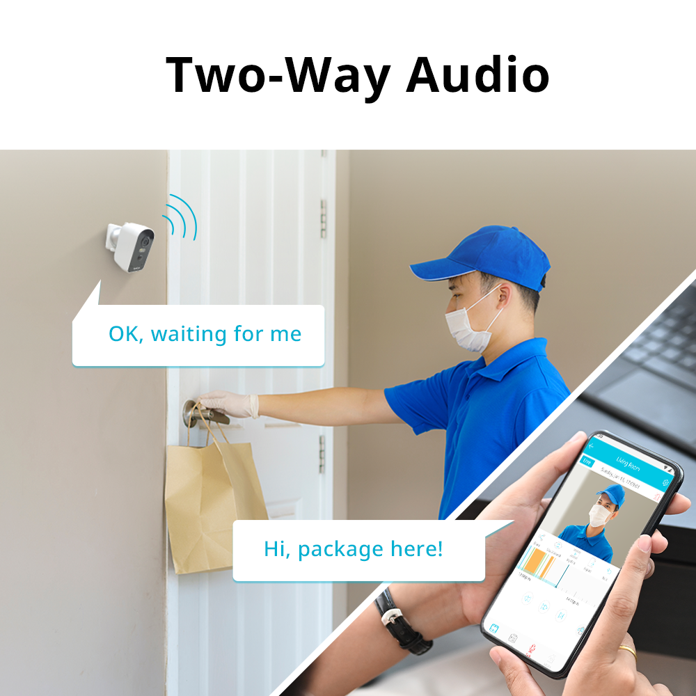 SpotCam Solo Pro - 2 Pack with Base Station