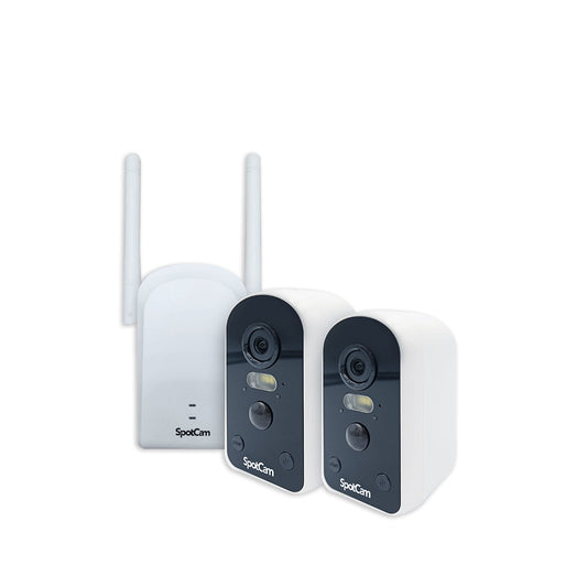 SpotCam Solo Pro - 2 Pack with Base Station